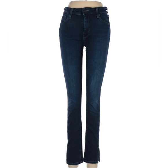Ag Adriano Goldschmied Denim - AG jeans for Anthropologie. 27 waist. 26” inseam, 10.5” rise , dark wash